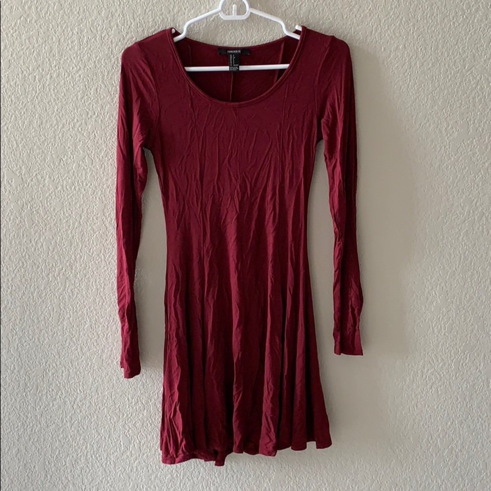 Maroon Dress
